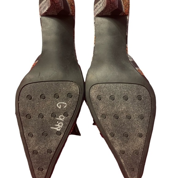 Jenny Buchanan 8.5 Slides With Leather Bows - Picture 5 of 5